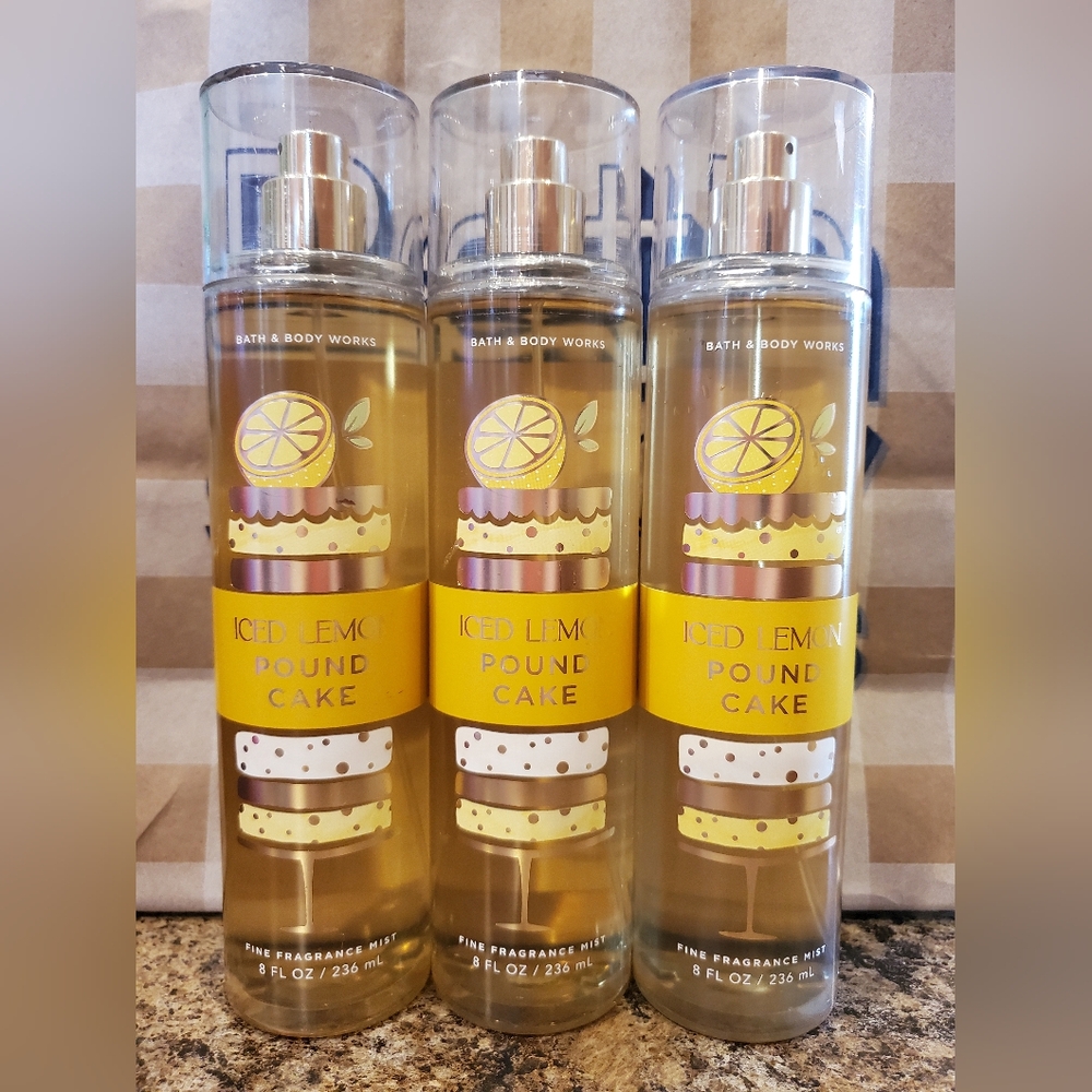 Bath & Body Works Iced Lemon Pound Cake Fragrance Mist